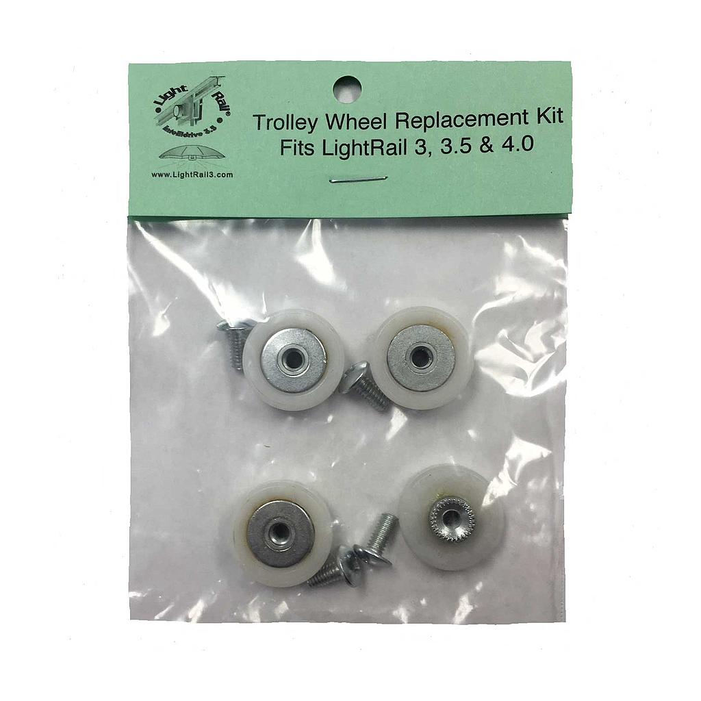 LightRail ® Trolley wheels 4 pcs (replacement kit)