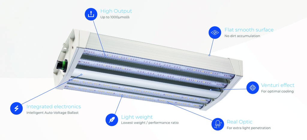 DLI Dioder-Series LED Toplight 357W
