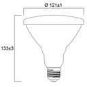 Sylvania GROLUX LED E27 FAR-RED