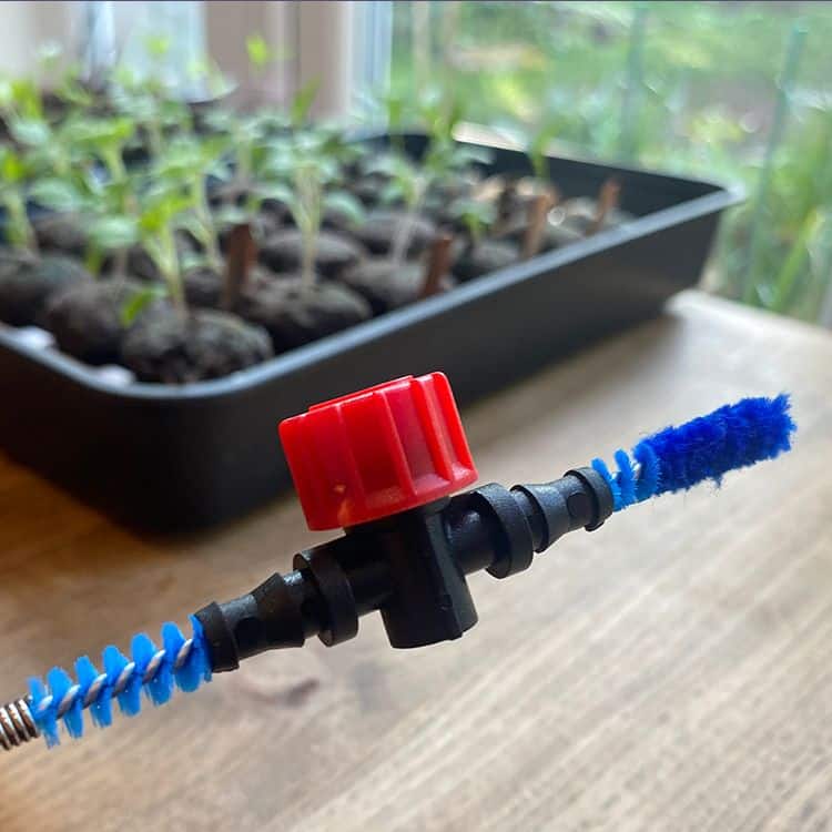 AutoPot ™ Hose Tubing Cleaning Brush for 16mm / 9mm Pipe - Blue