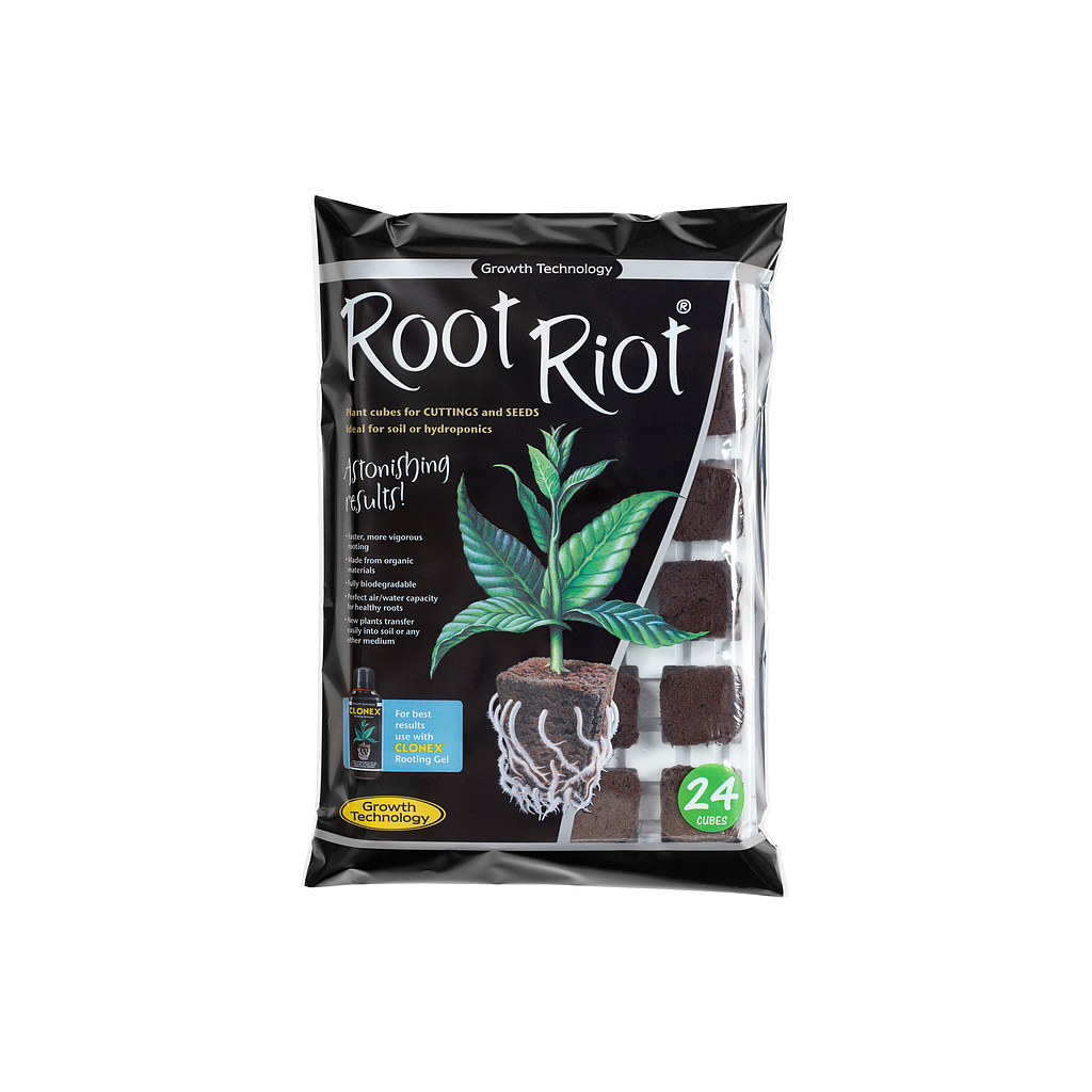 Growth Technology Root Riot (tray of 24 pcs)