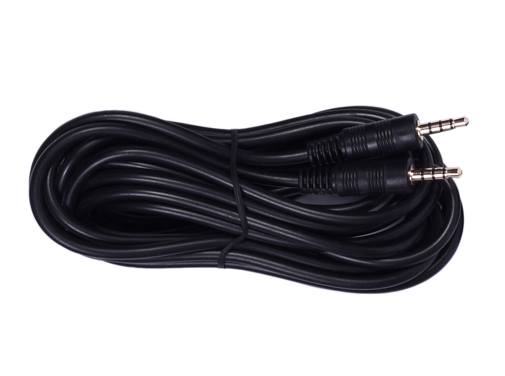 GSE Cable Stereo-jack 3.5mm 4pole black