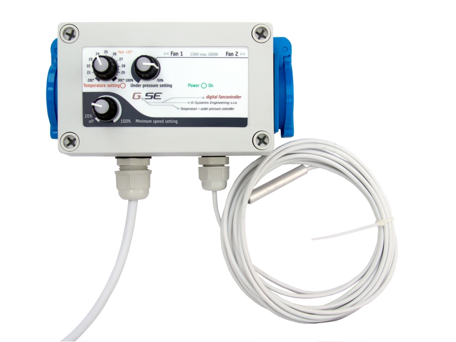 GSE Temperature - Negative Pressure controller 10 A (2 fan)